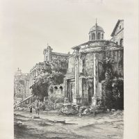 Lote 070 - Tempio di Romolo al Foro Romano - Impresión digital sobre papel
