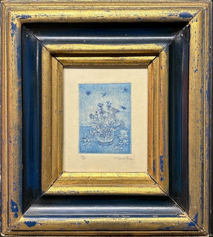 Lote 063 - Zapata - Sin título, 1974 - Estampa calcográfica sobre papel, estampación en hueco, procedimiento de aguafuerte y aguatinta, 35 /50 - Imagen 2