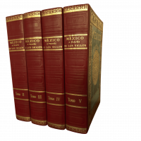 Lote 023 - Cuatro tomos de la enciclopedia de México a través de los siglos - Imagen 2