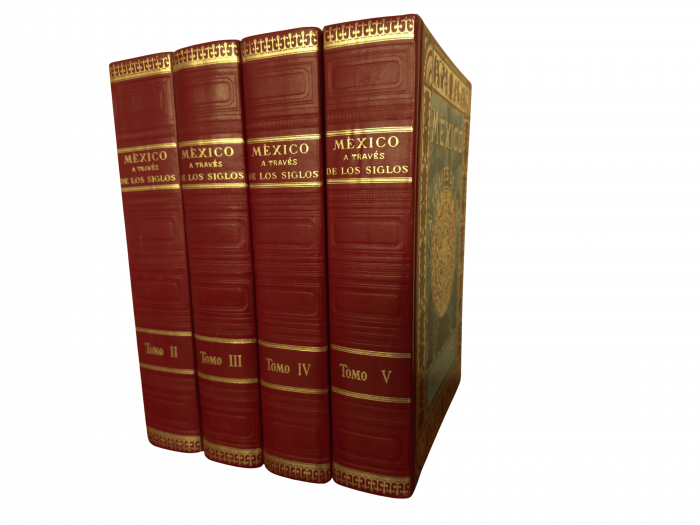 Lote 023 - Cuatro tomos de la enciclopedia de México a través de los siglos - Imagen 2