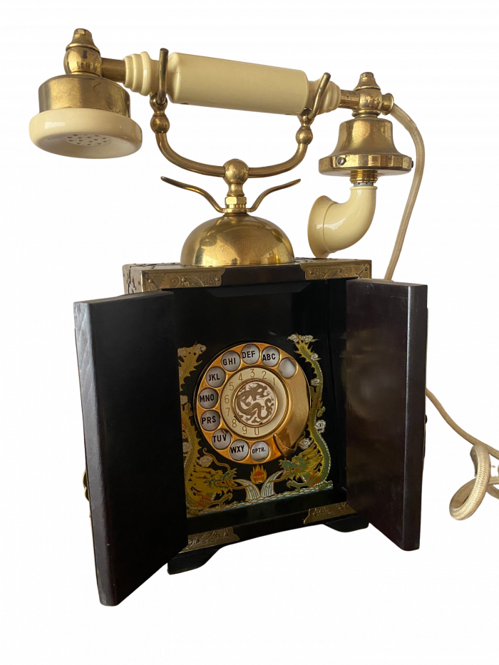 Lote 007 - Teléfono Continental de Nueva Jersey de estilo inspirado en la elegancia del siglo XIX - Imagen 2