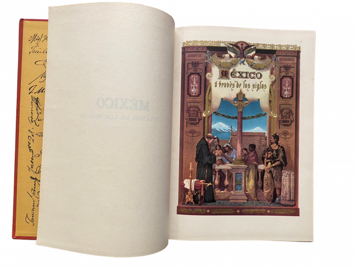 Lote 023 - Cuatro tomos de la enciclopedia de México a través de los siglos - Imagen 3