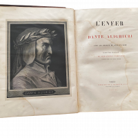 Lote 021 - L'Enfer de Dante Alighieri. Libro ilustrado con 134 grabados xilográficos, estampados en relieve, por Gustave Doré. - Imagen 3
