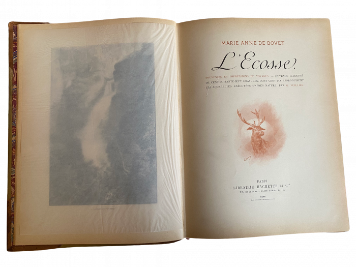 Lote 004 - L'Ecosse. Libro ilustrado con 167 grabados xilográficos, estampados en relieve - Imagen 2