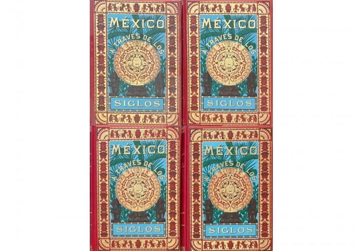 Lote 023 - Cuatro tomos de la enciclopedia de México a través de los siglos - Imagen 5