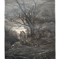 Lote 021 - L'Enfer de Dante Alighieri. Libro ilustrado con 134 grabados xilográficos, estampados en relieve, por Gustave Doré. - Imagen 6