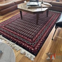 Lote 048 - Tapete otomí de Temoaya con motivos geométricos