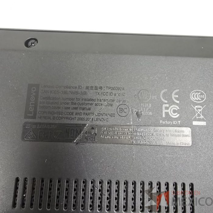 Lote 006 - Laptop Lenovo ThinkPad T480s - Imagen 7