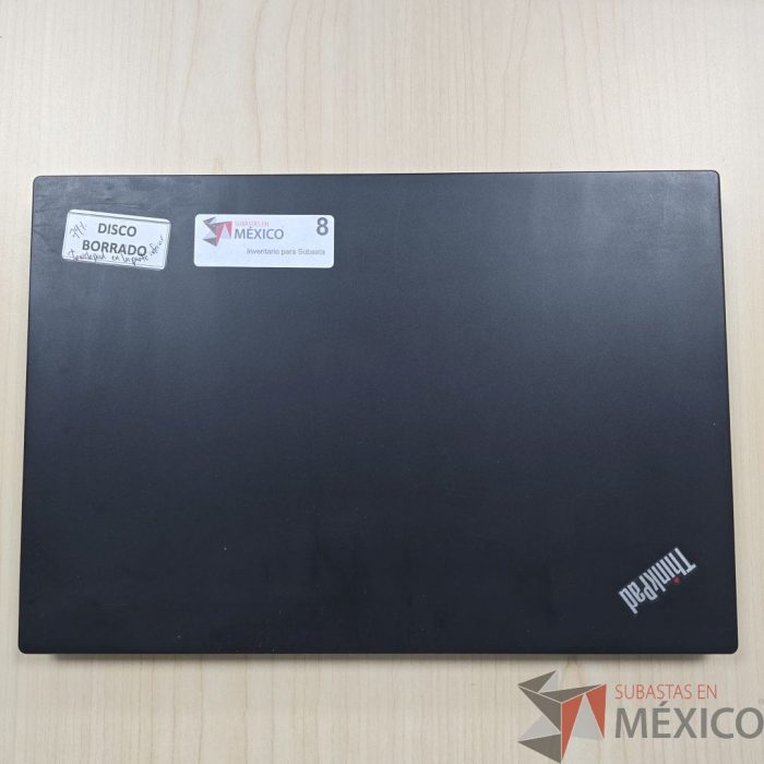 Lote 008 - Laptop Lenovo ThinkPad T480s - Imagen 2