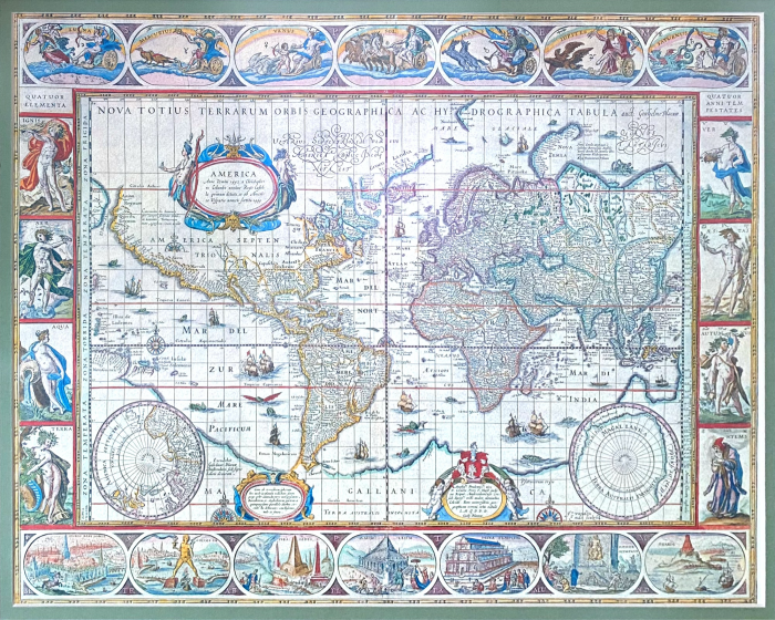 Lote 019 - Nova Totius Terrarum Orbis Geographica ac Hydrographica Tabula - Imagen 2