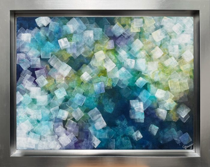 Lote 040 - Gabriela Barragán - Ice Cubes, 2022 - Acrílico sobre tela - Imagen 2
