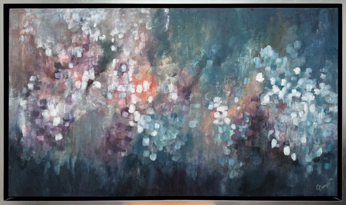 Lote 044 - Gabriela Barragán - Lluvia de pétalos, 2023 - Acrílico sobre tela - Imagen 2