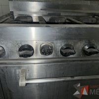 Lote 014 - Estufa con 6 quemadores y plancha - Imagen 11
